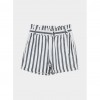 SHORT RAYAS BLANCO Y AZUL