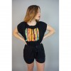 CAMISETA M/C CUADRO MULTICOLOR
